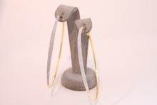 Load image into Gallery viewer, Shimmer Round Hoop Earrings
