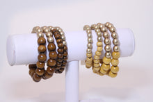 Load image into Gallery viewer, Wood Beaded Necklace Set
