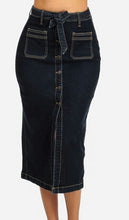 Load image into Gallery viewer, Deana Mid Denim Skirt
