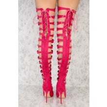Load image into Gallery viewer, Jane Thigh High Heels
