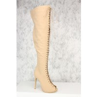 Load image into Gallery viewer, Lisa Thigh High Heels
