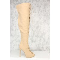 Load image into Gallery viewer, Lisa Thigh High Heels
