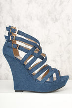 Load image into Gallery viewer, Stephy Wedge Heels
